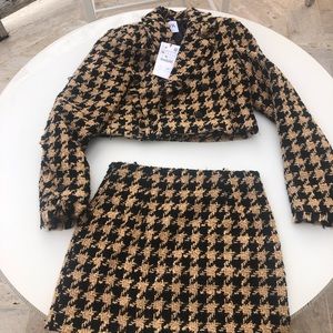 ZARA Jacket & Skirt in M